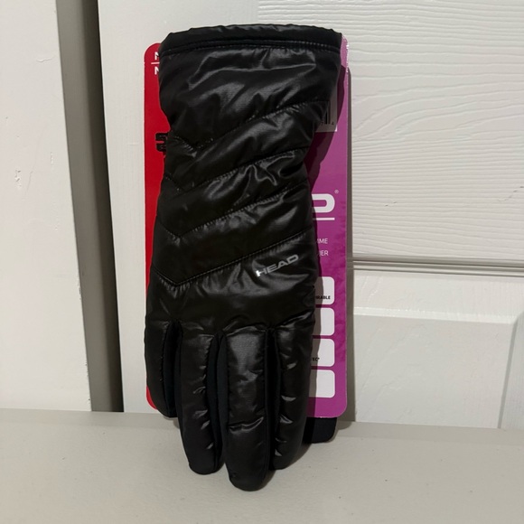 Head Accessories - Head Women’s Waterproof Hybrid Gloves, Touchscreen And Plush Lining, Size Medium